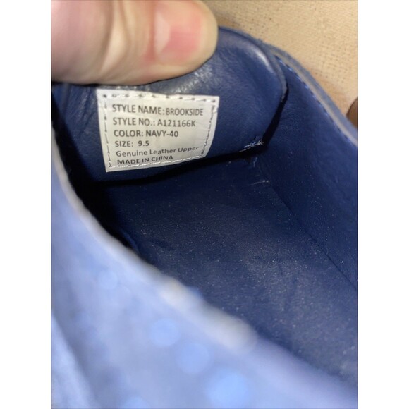 La Milano Men’s Dress Shoes Size 9.5 M Blue Suede Leather Athleisure Business main image 8